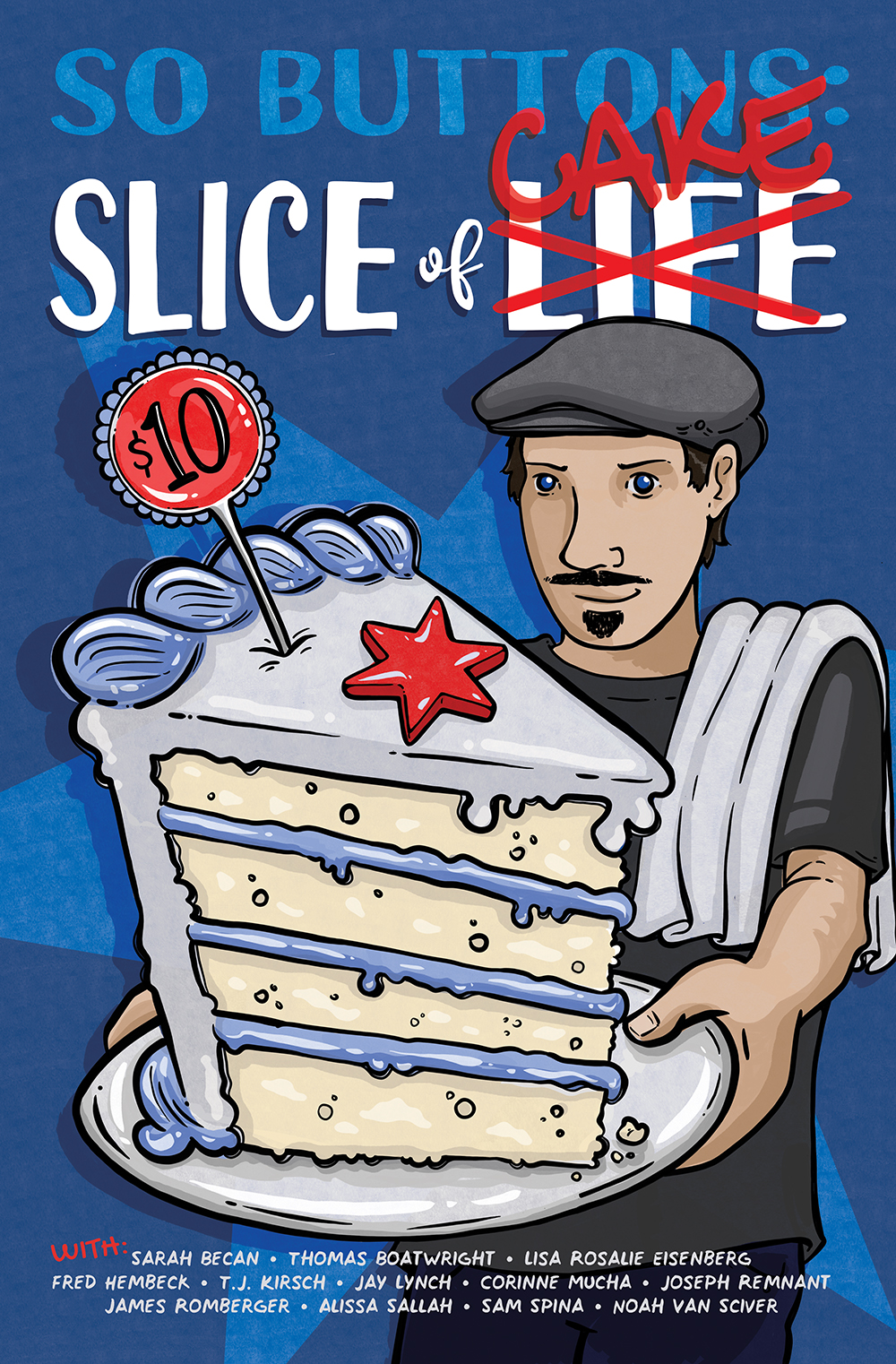 So Buttons: Slice of CAKE